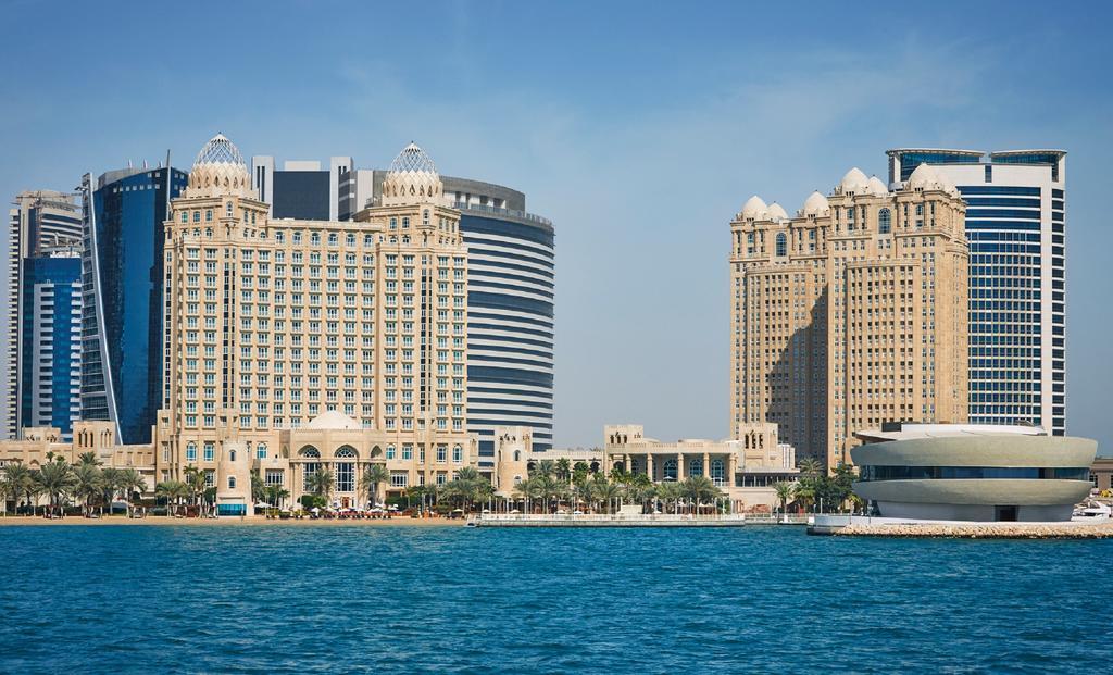 Four Seasons Hotel Doha Exterior photo The Jumeirah Beach Hotel (left) and Jumeirah Creekside (right)